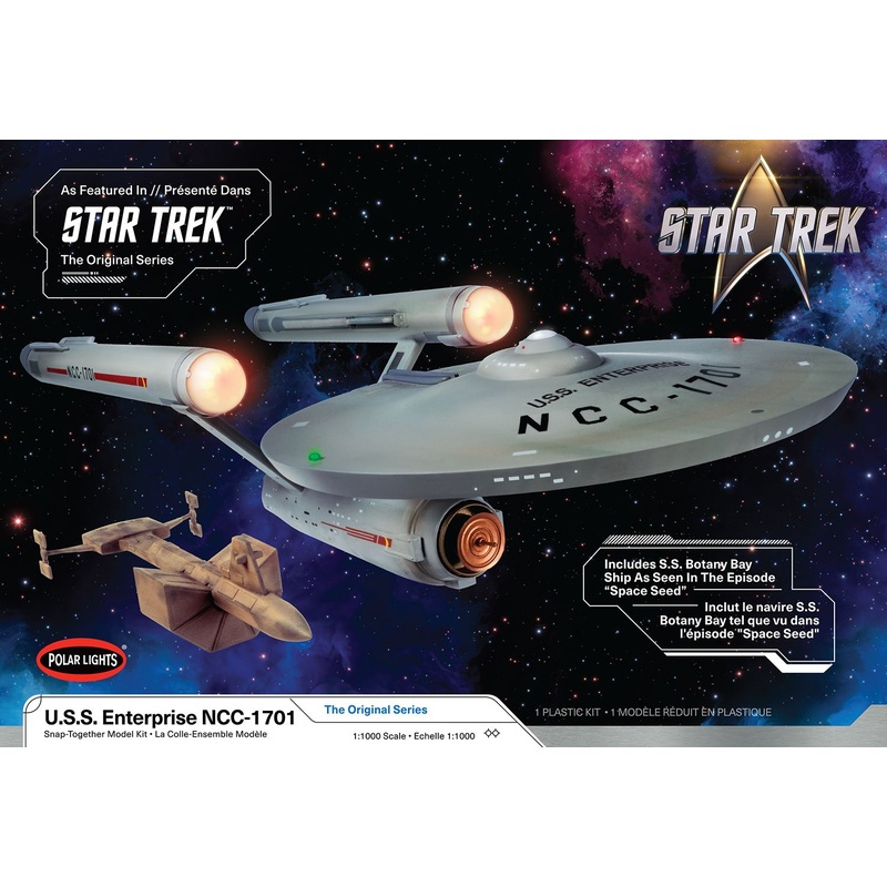 Polar Lights 1:1000 Star Trek USS Enterprise NCC-1701 Original Snap