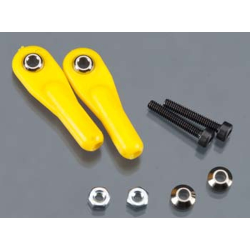 Dubro 2Mm Swivel Ball Links W/Hware Yellow*