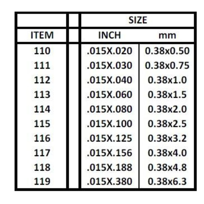 Evergreen Styrene Strips .015 X .060 In-10