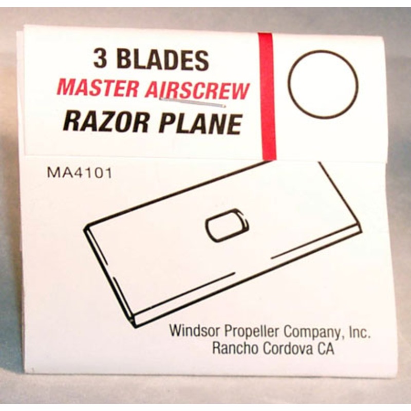 Master Airscrew Razor Plane ReplacementBlades 3/Pk