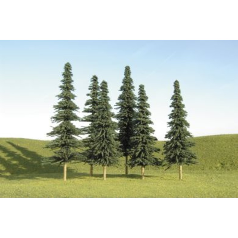 Bachmann 8-10 Spruce Trees, 3/pack. OScale