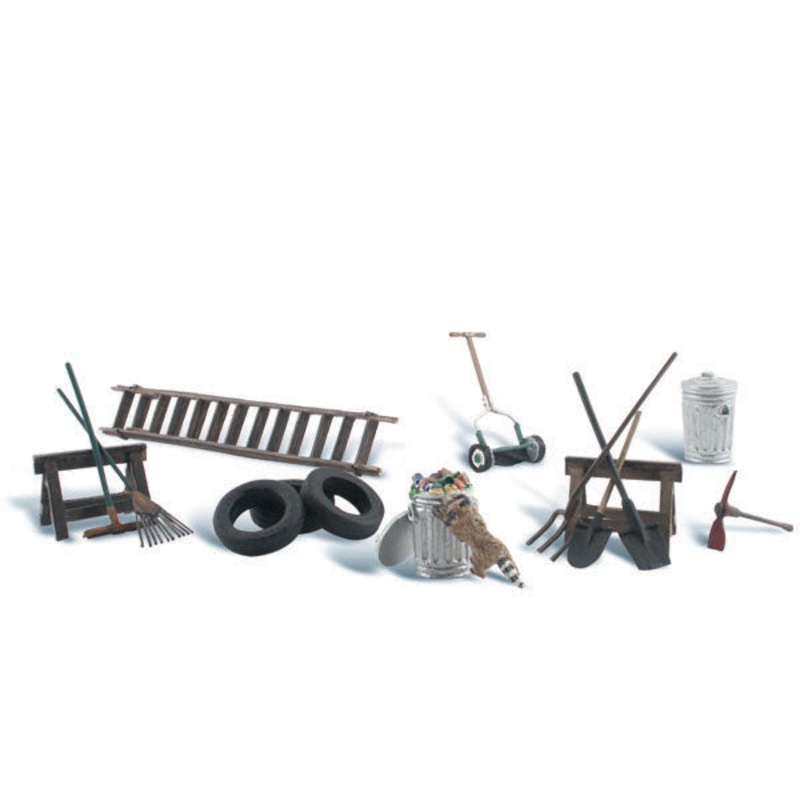 Woodland Scenics Ho Garage Treasures