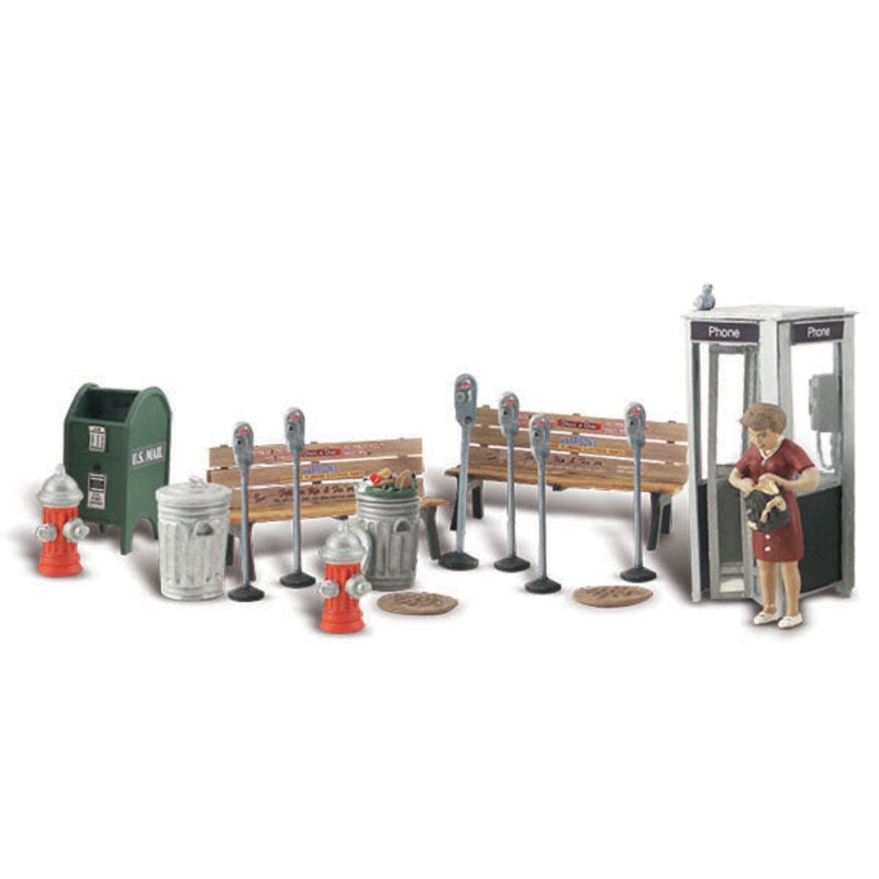 Woodland Scenics Ho Street Accessories