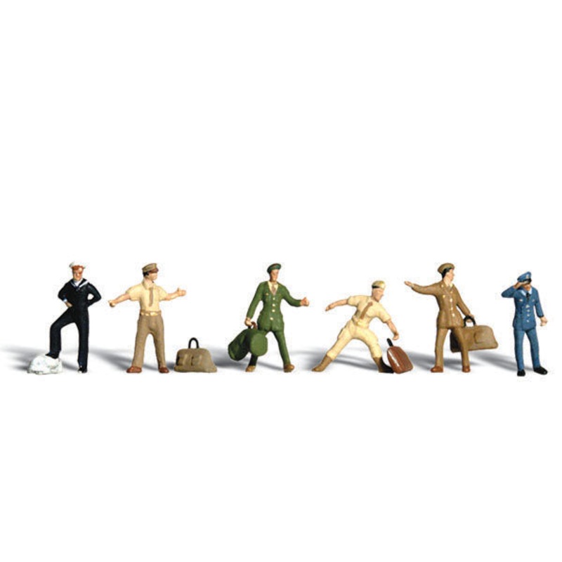 Woodland Scenics Ho Uniformed Travelers*