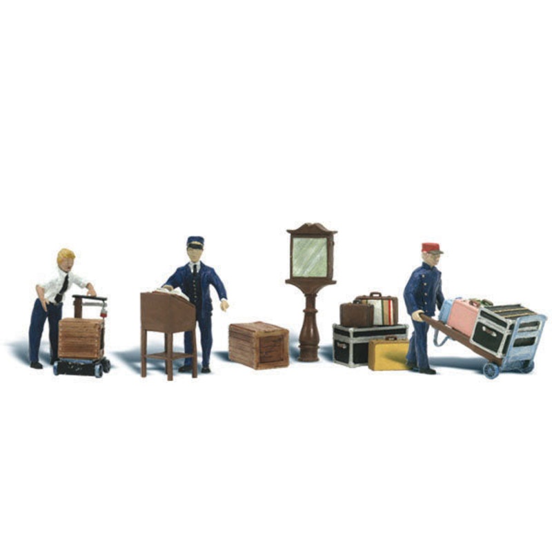 Woodland Scenics O Depot Workers & Accessories