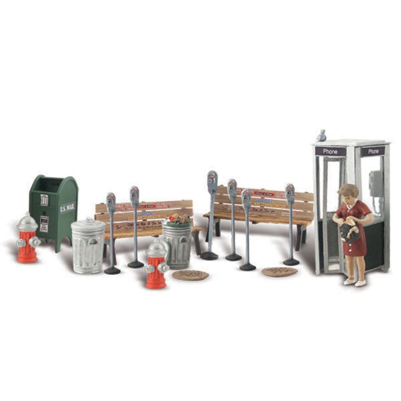 Woodland Scenics O Street Accessories