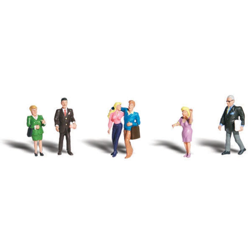 Woodland Scenics People Talking, 6 Figures, HO Scale