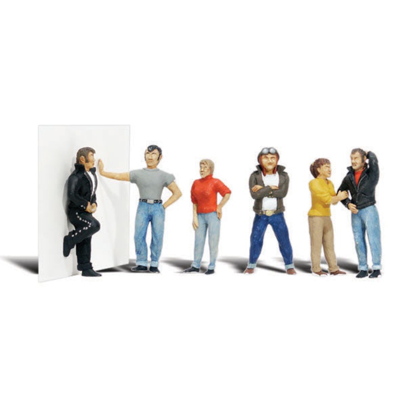 Woodland Scenics Rebels, 6 Figures, HO Scale