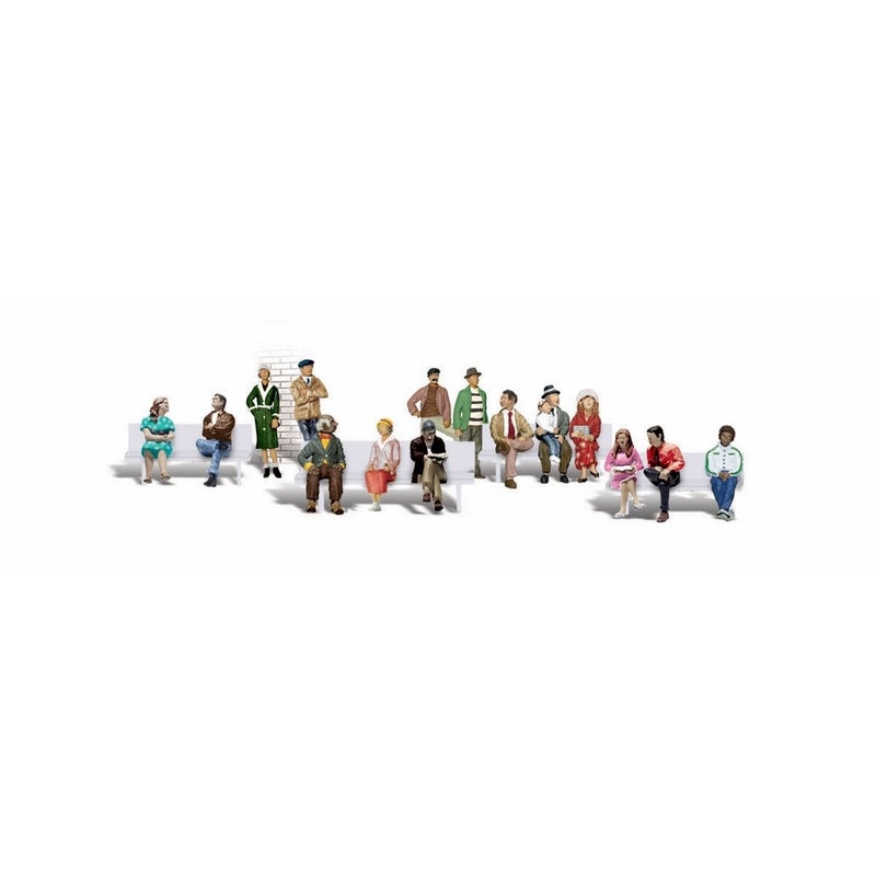 Woodland Scenics Sixteen Passengers, HOScale