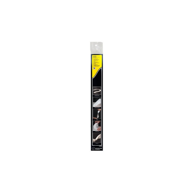 Woodland Scenics 1/4In Road Riser-4/Pkg2′ Ea