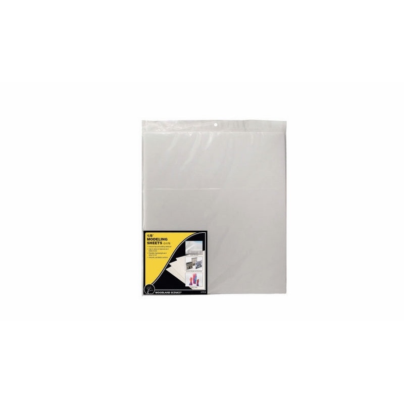 Woodland Scenics 1/8In Modeling Sheets 4/Pk