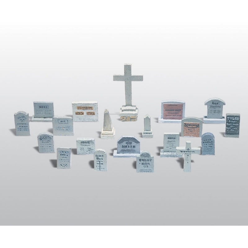 Woodland Scenics 20 Tombstones Sc Details