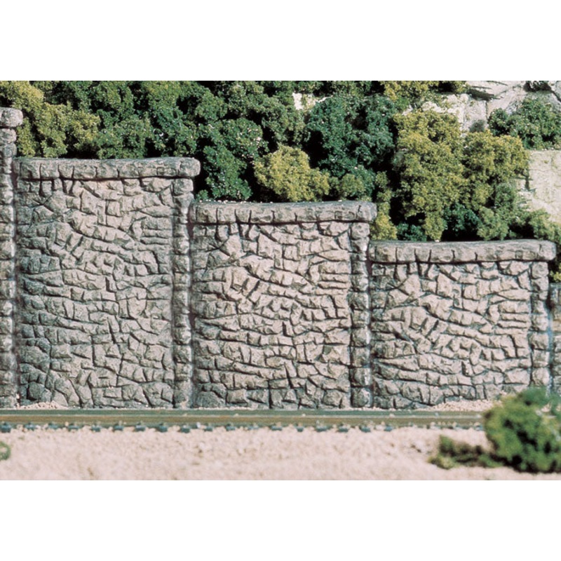 Woodland Scenics Ho Retain Wall Randm Stone 3Ea