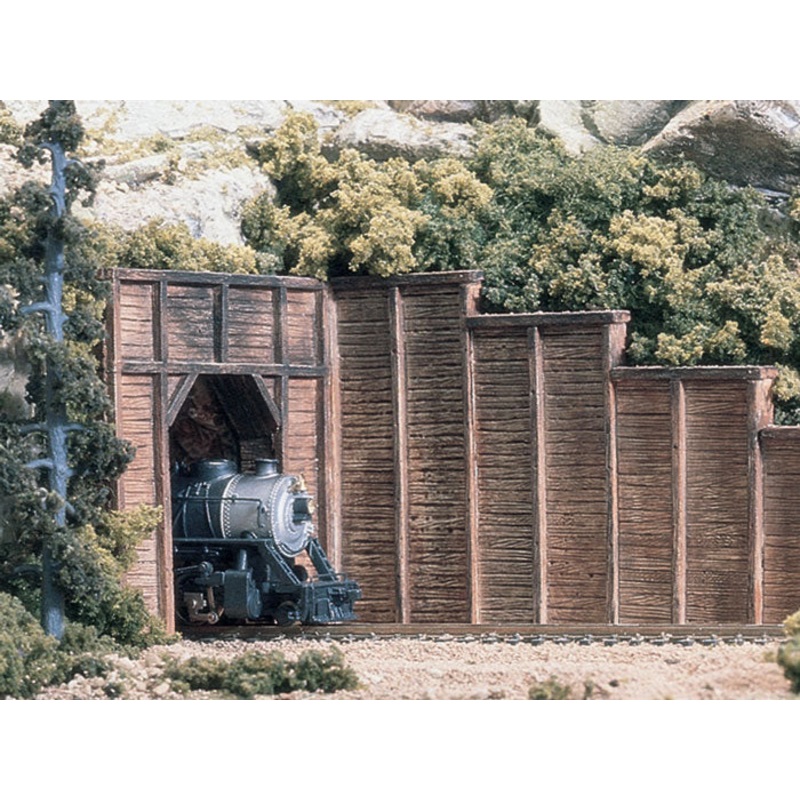 Woodland Scenics Ho Retain Wall Timber 3Ea *