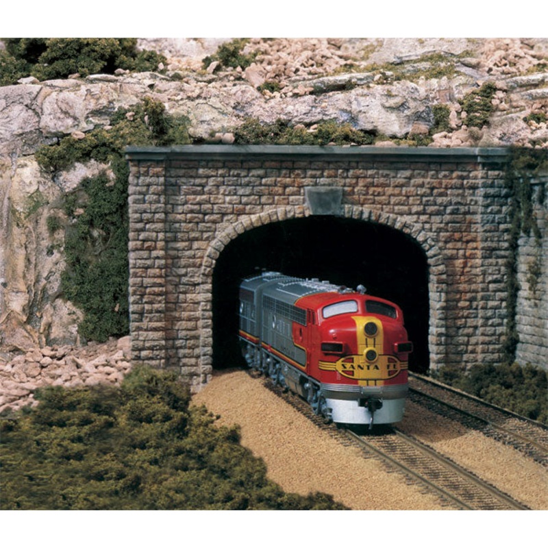 Woodland Scenics N Tunnel Port Cut Stn Dbl 2Ea