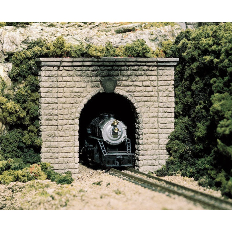 Woodland Scenics N Tunnel Port Cut Stn Sgl 2Ea
