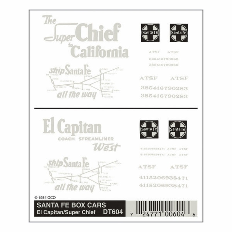 Woodland Scenics Santa Fe Box Cars – Passenger
