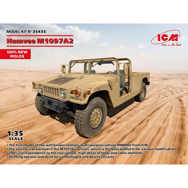 ICM 1:35 Humvee M1097A2