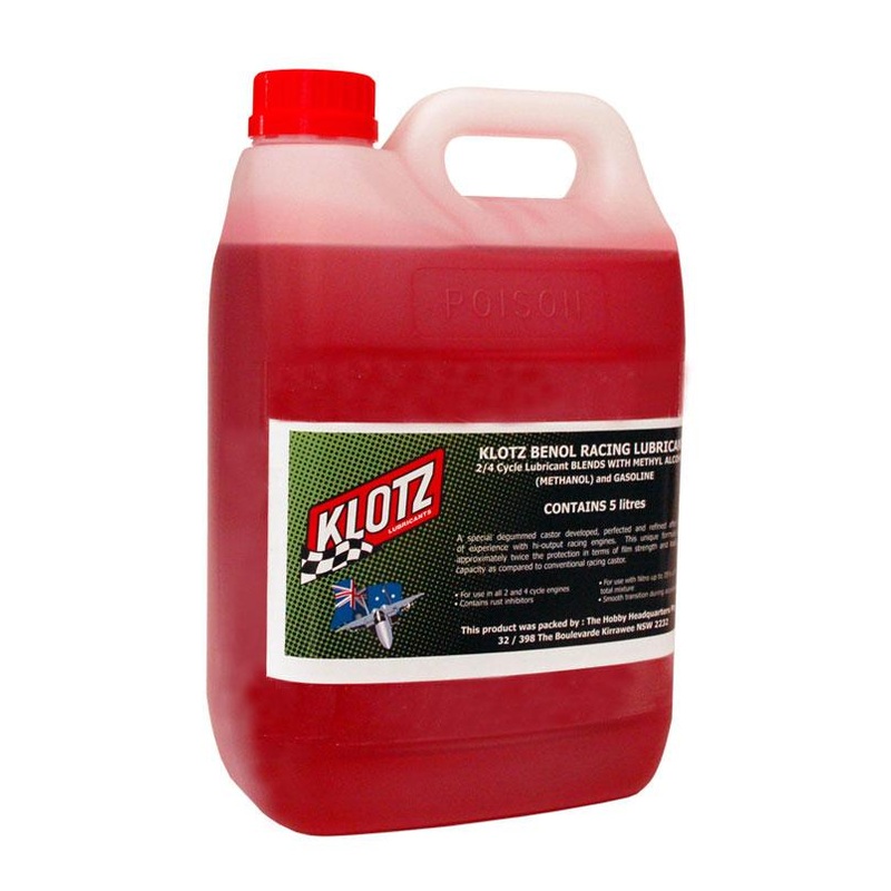 Klotz KC175 Benol Racing Castor Oil 5 Ltr