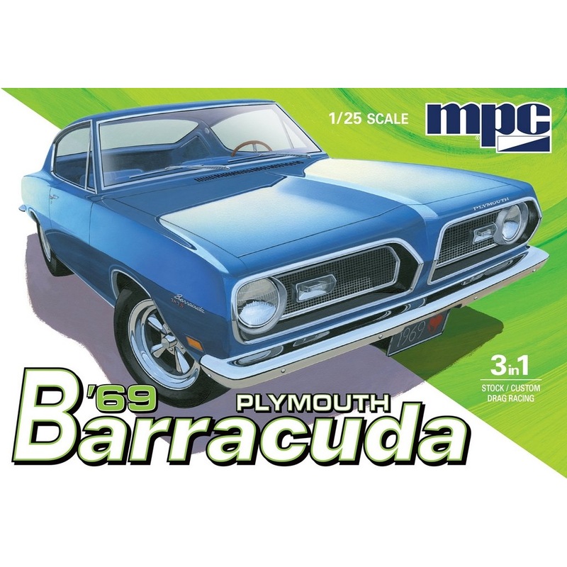 MPC 1:25 1969 Plymouth Barracuda