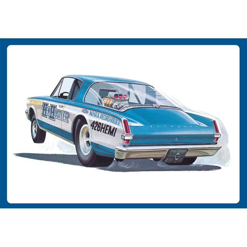 AMT 1:25 1966 Plymouth Barracuda Funny Car Hemi Hustler