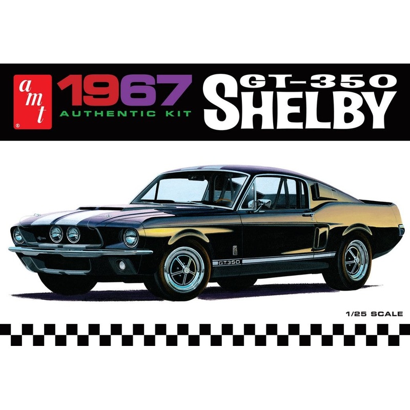 AMT 1:25 67 Shelby Gt350-White