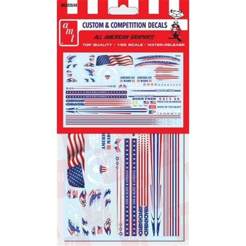 AMT 1:25  All American Graphics Custom Decals