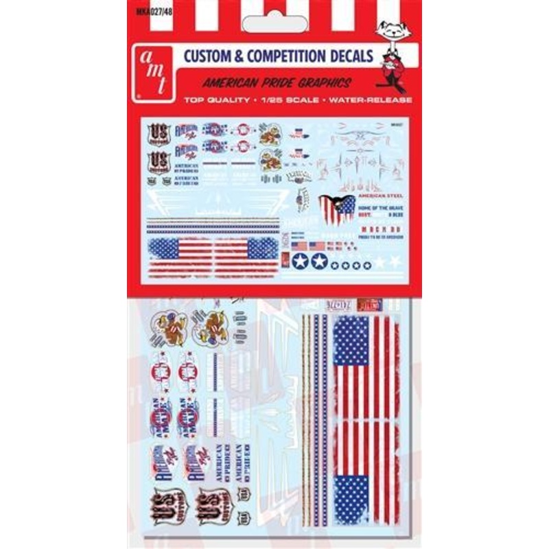 AMT 1:25 American Pride Graphics CustomDecals