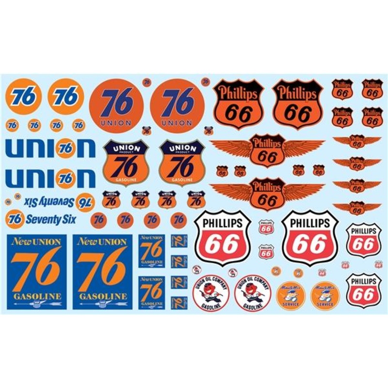 AMT 1:25 Phillips 66&Union 76 Trucking Decal *K