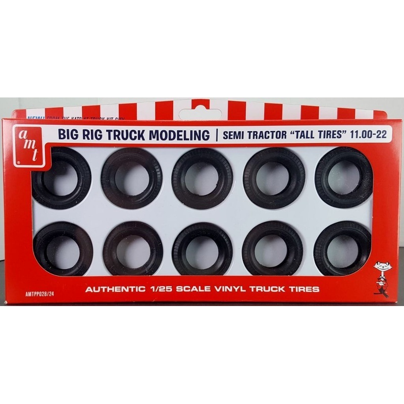 AMT 1:25 Semi Truck Tall Tyres Pack