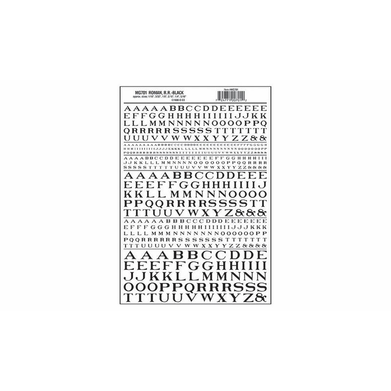 Woodland Scenics Roman Rr Black Dt