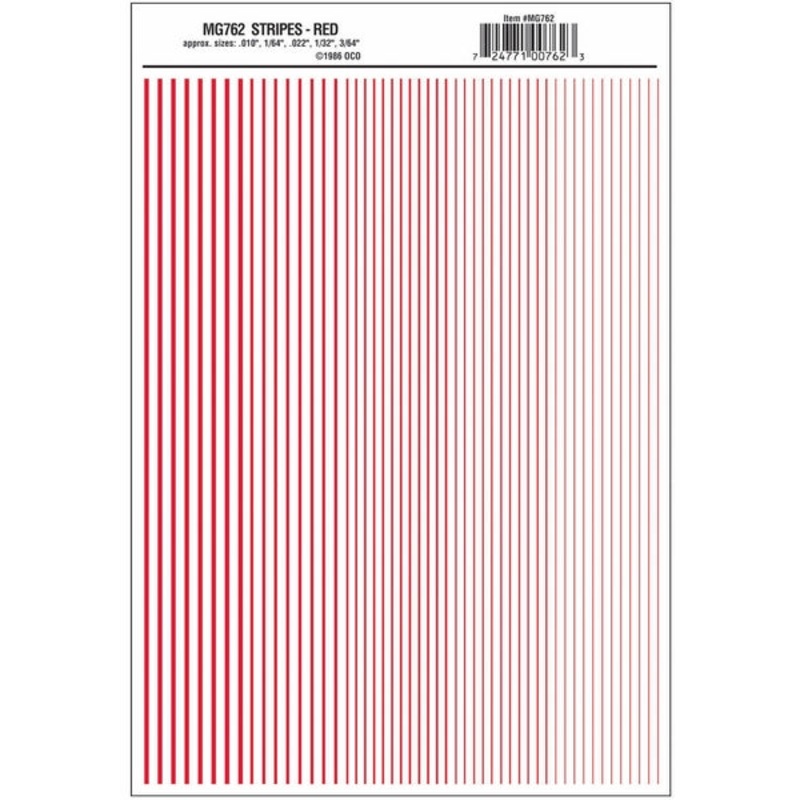 Woodland Scenics Stripes Red Dt