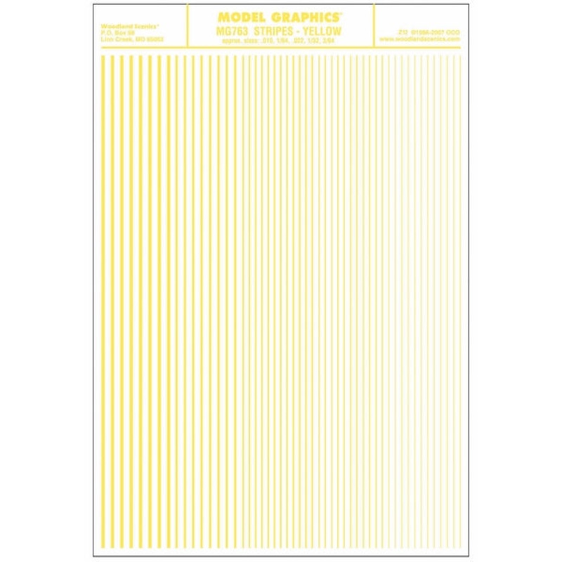 Woodland Scenics Stripes Yellow Dt