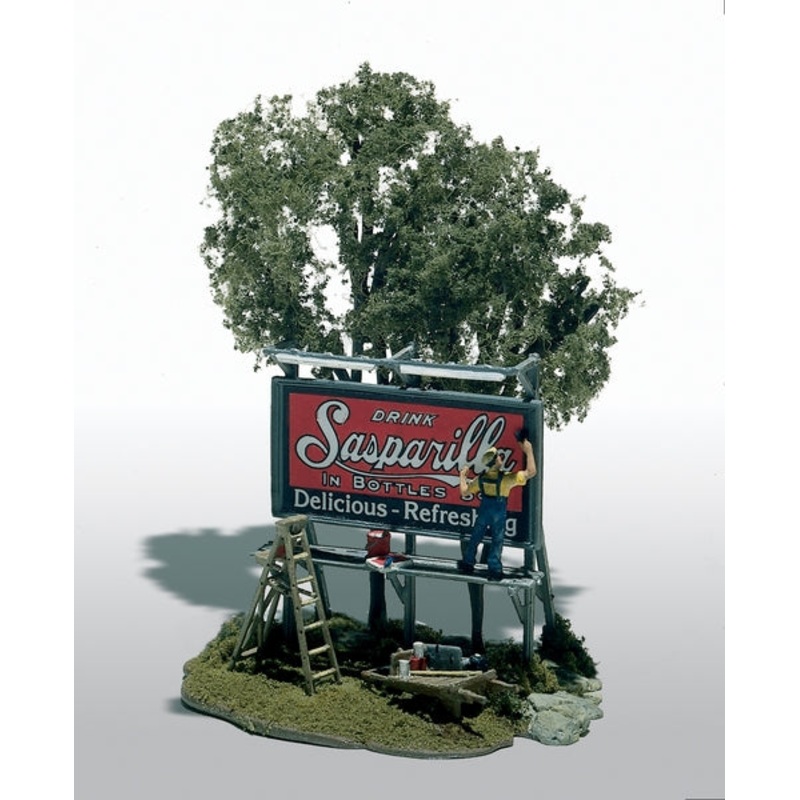 Woodland Scenics The Sign Painter Mini-Scene