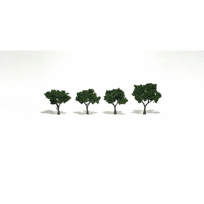Woodland Scenics 2In – 3In Rm Real Med Gr 4/Pk