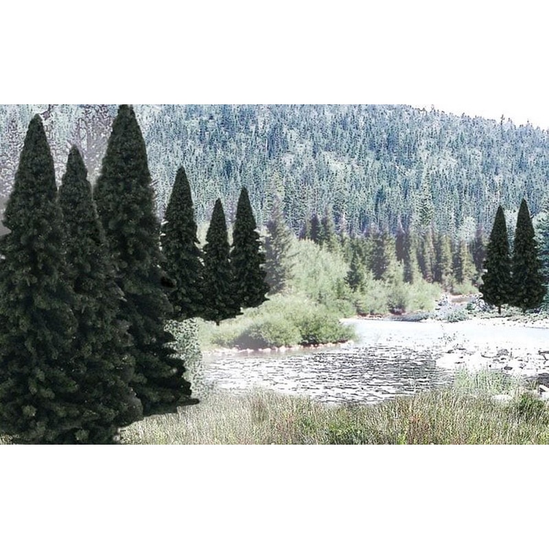 Woodland Scenics 2In – 4Inrm Real Evergreen Bl 18/Pk *