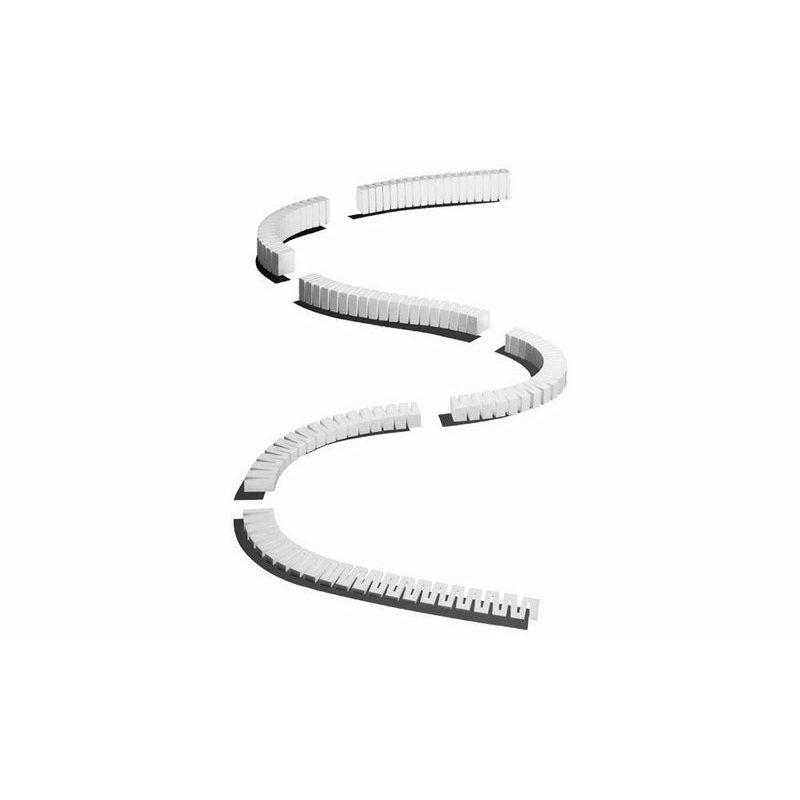 Woodland Scenics 3% Incline 6 sectionsraise/lower 4 1/2 (11.4 cm) i