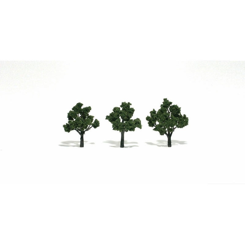Woodland Scenics 3In – 4In Rm Real Med Gr 3/Pk