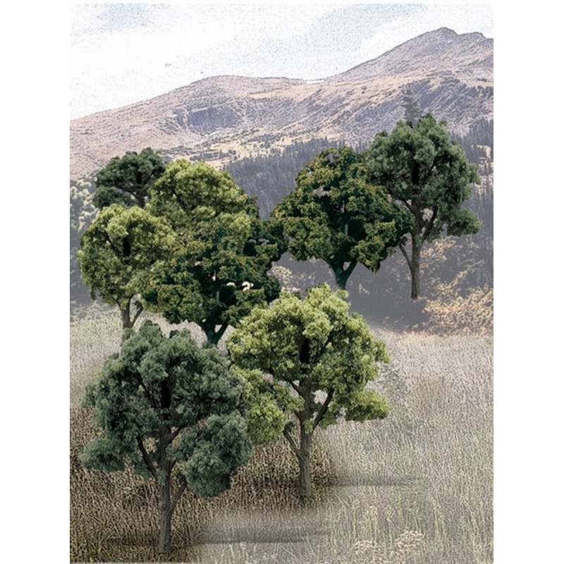 Woodland Scenics 3In – 5In Rm Real Gr Decid 14/Pk *