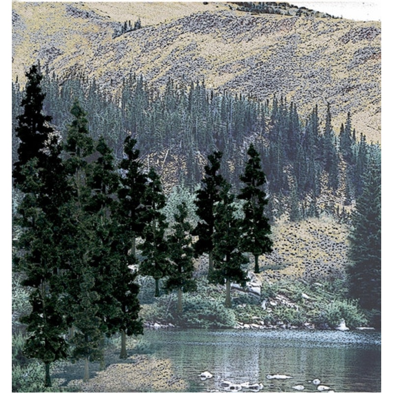Woodland Scenics 4In – 6In Rm Real Pine24/Pk