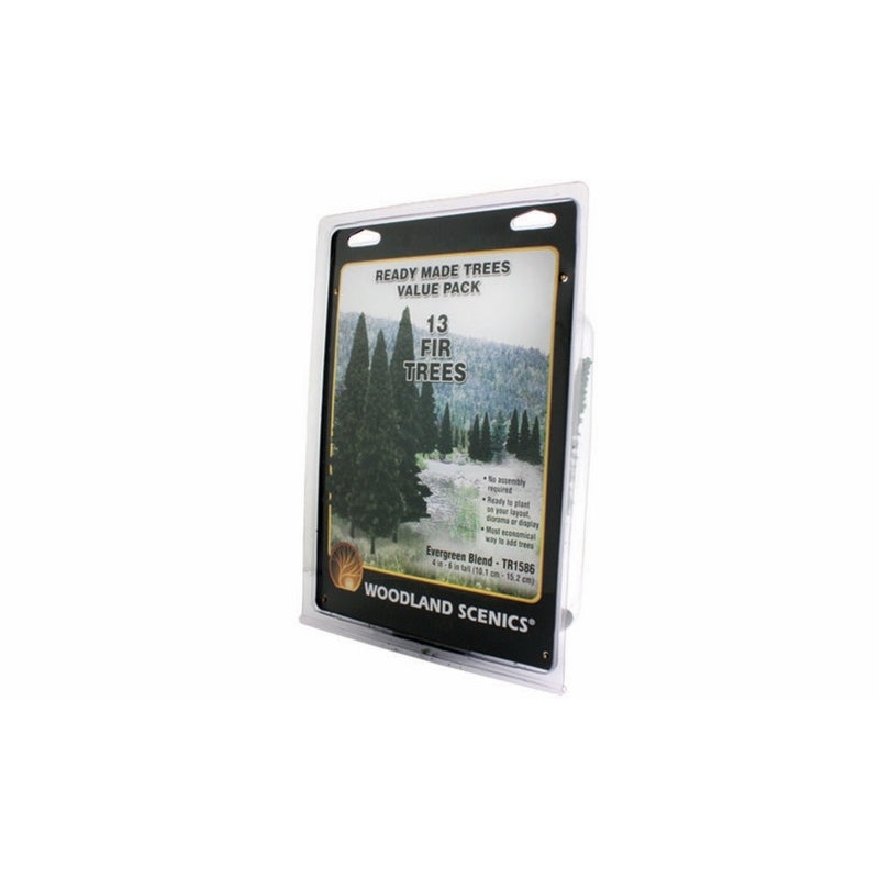 Woodland Scenics 4In – 6Inrm Real Evergreen Bl 13/Pk *