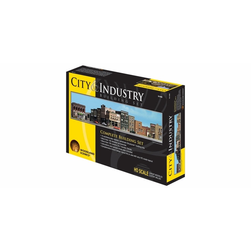Woodland Scenics City & Industry Ho Buildng Set *