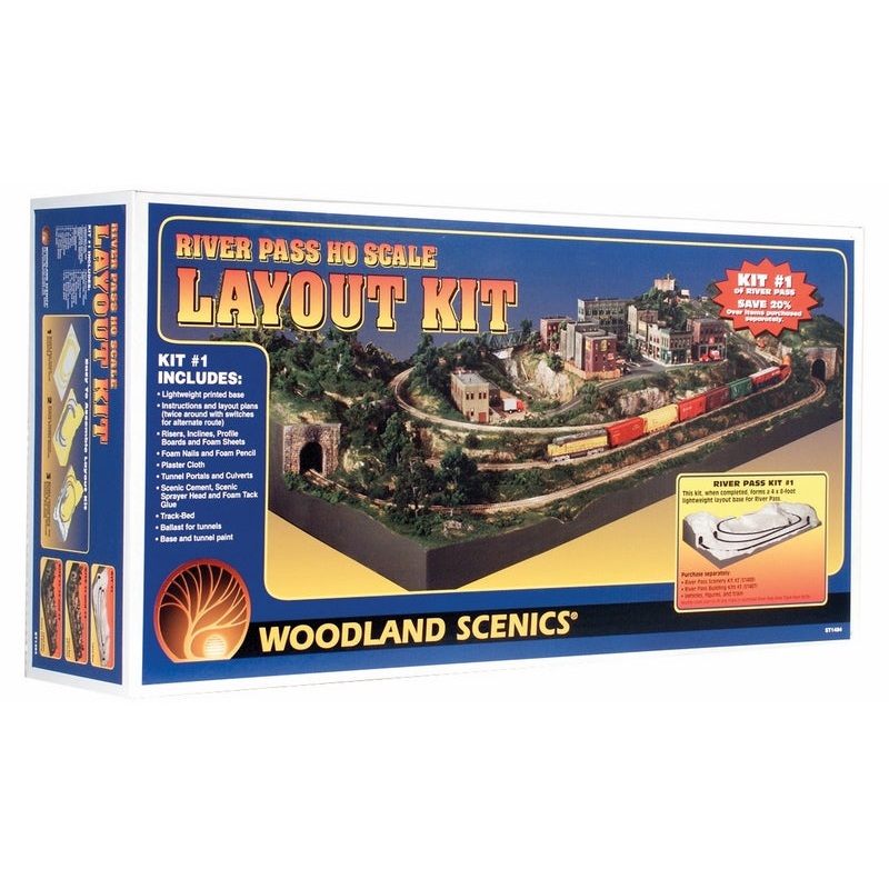 Woodland Scenics River Pass Ho Layout Kit