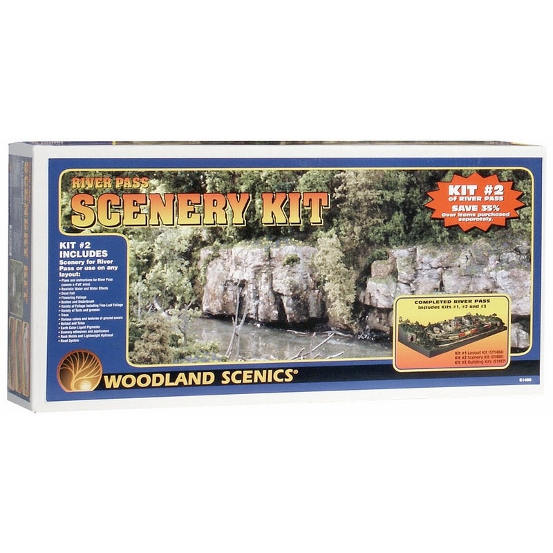 Woodland Scenics River Pass Scenery Kit*