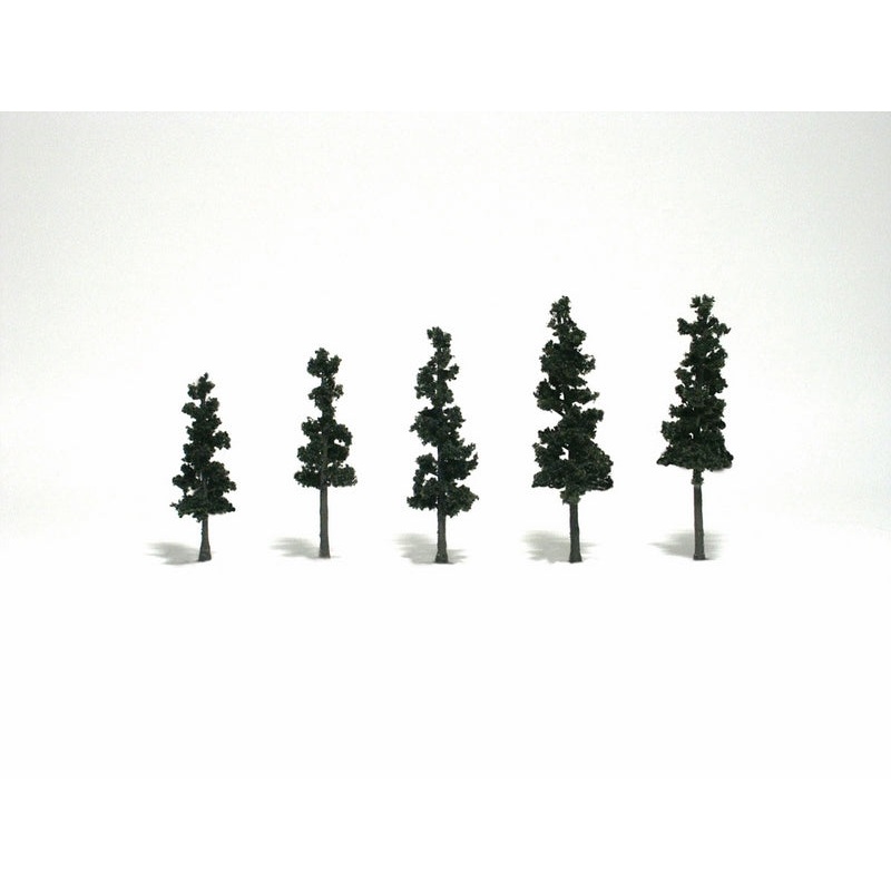 Woodland Scenics 2 1/2In – 4In Rm Real Pine 5/Pk