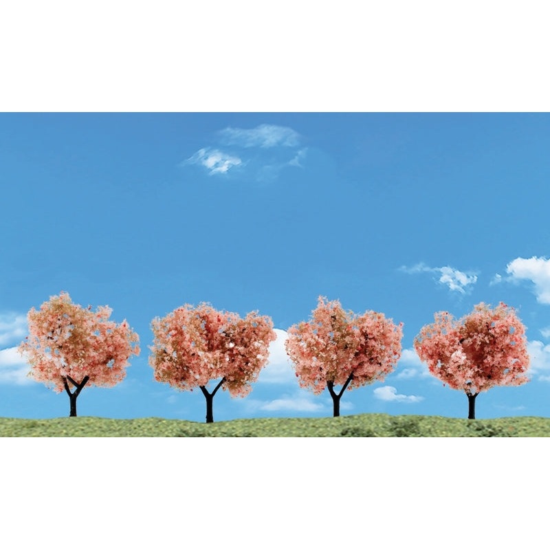 Woodland Scenics 2In – 3In Flowering Trees 4/Pk