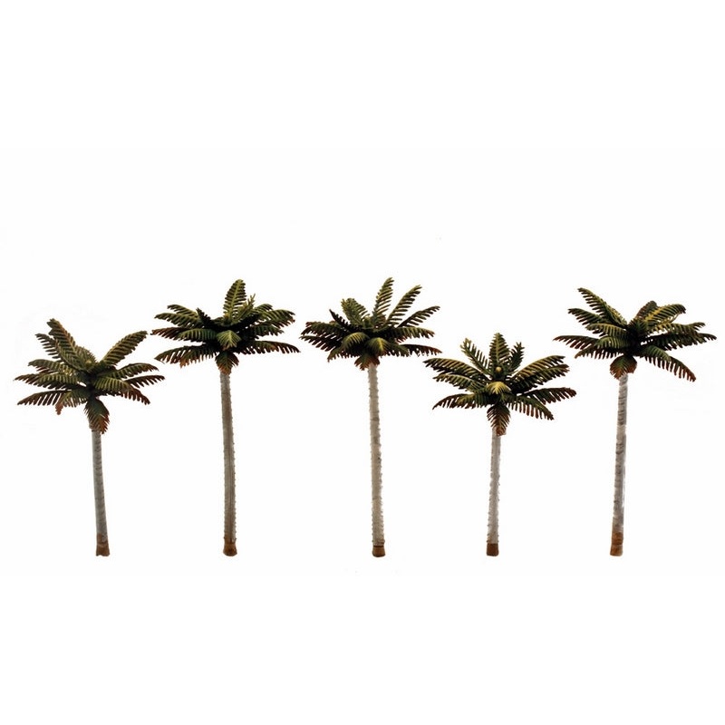 Woodland Scenics 3In – 3 3/4In Sm Palm Trees 5/Pk *