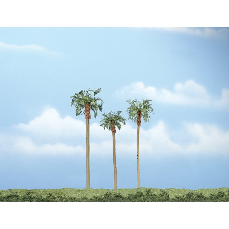 Woodland Scenics 3In – 4 1/2In Royal Palm 3/Pk
