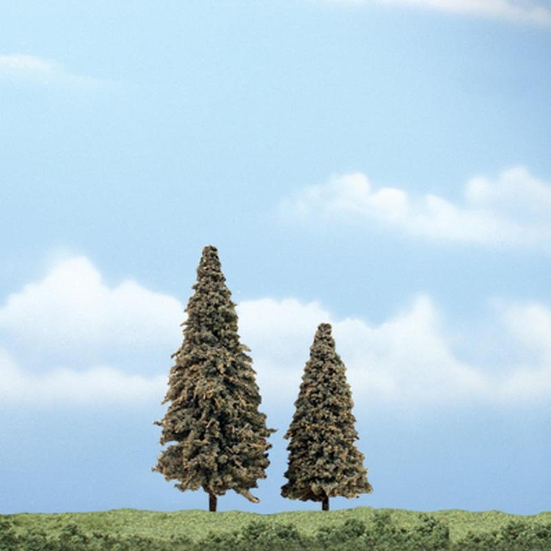 Woodland Scenics 3In – 4In Prem Conifer2/Pk *