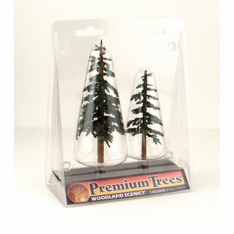 Woodland Scenics 4In – 5In Prem Lodgepole 2/Pk